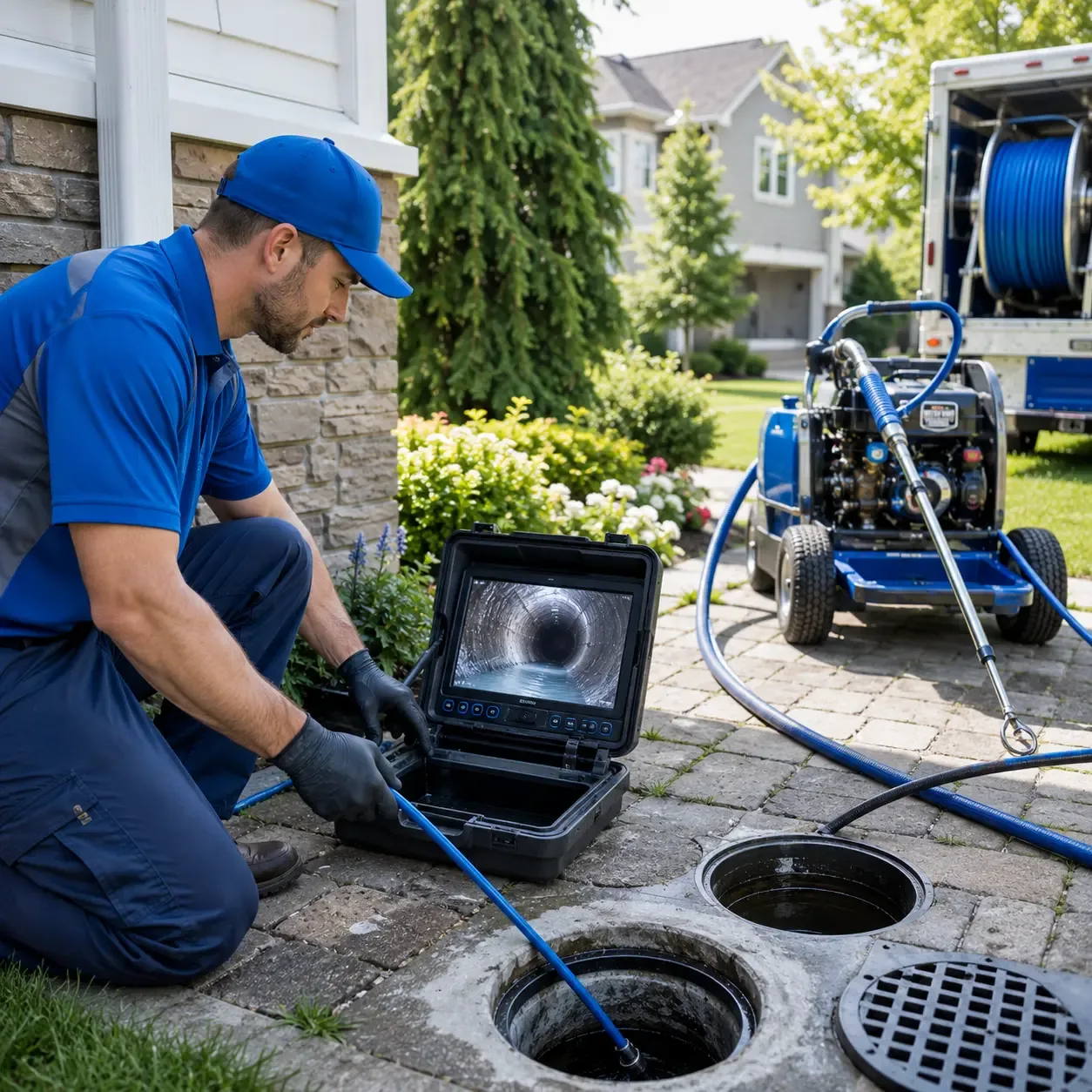 Outdoor drain cleaning professionals serving Sellersburg, IN