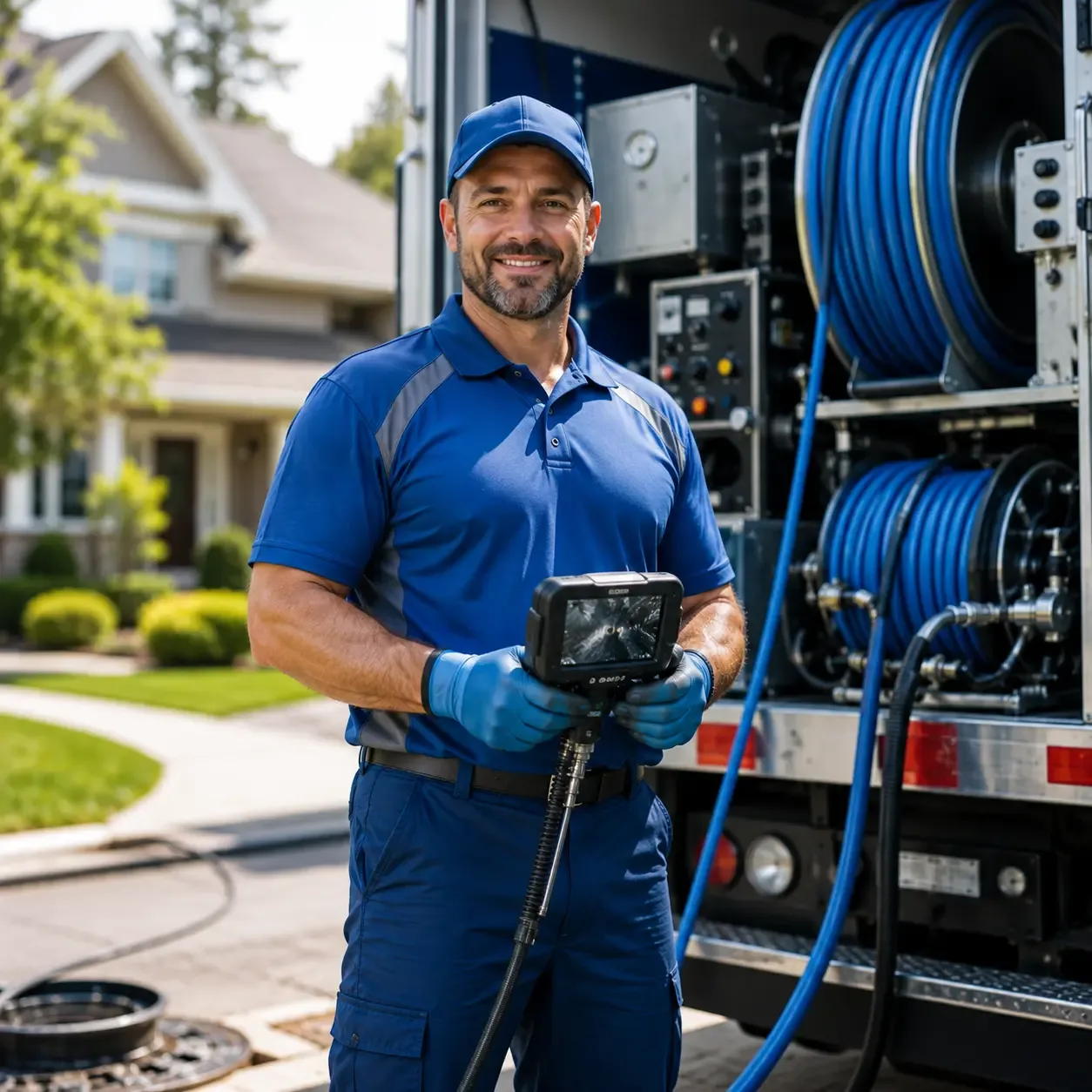 Local outdoor drain cleaning specialists in Sellersburg, IN